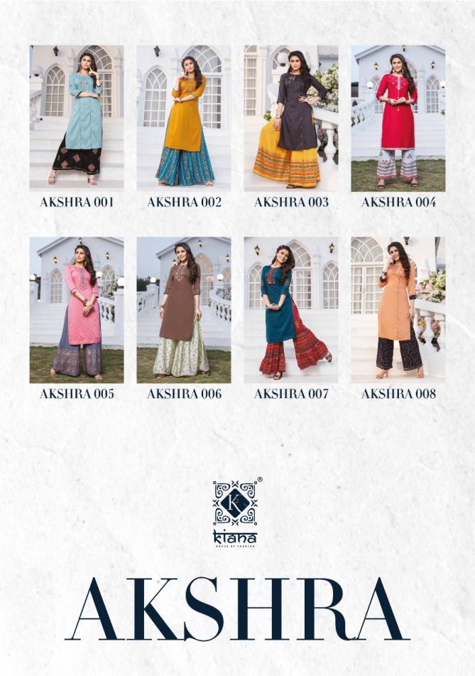 AKSHRA Latest Fancy Designer Festival Wear Classy Cotton Printed  Kurti With Bottom Collection